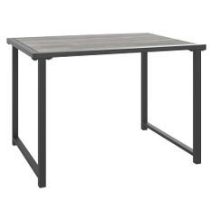 Table de jardin anthracite 55x40x37 cm acier