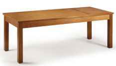 Table de repas rectangulaire extensible en bois massif de Mindy Orka 160/220 cm