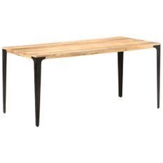 Table de salle à manger 160x80x76 cm Bois de manguier solide