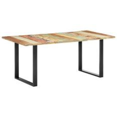 Table de salle à manger 180x90x76cm Bois de récupération solide 3