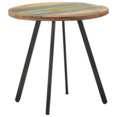 Table de salle à manger 80 cm Bois de récupération massif