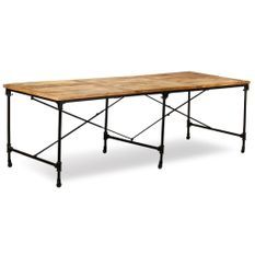 Table de salle à manger Bois de manguier massif 240 cm