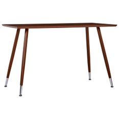 Table de salle à manger Marron 120x60x74 cm MDF