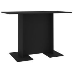 Table de salle à manger Noir 110 x 60 x 75 cm