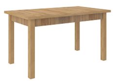 Table extensible 140/180 cm en bois de hêtre Mouka