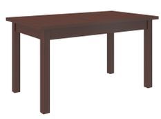 Table extensible 140/180 cm en bois Noyer foncé Komba