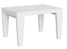 Table extensible 6 à 10 personnes blanche Kristo L 130 à 234 cm