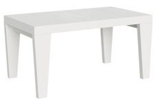 Table extensible 6 à 10 personnes blanche Kristo L 160 à 264 cm