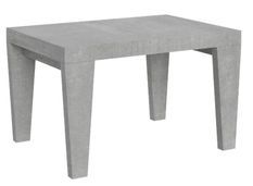 Table extensible 6 à 10 personnes gris cendré Kristo L 130 à 234 cm