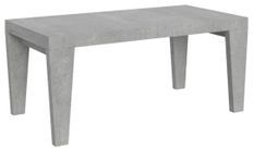 Table extensible 6 à 12 personnes gris cendré Kristo L 180 à 284 cm