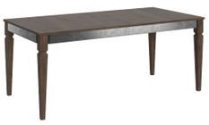 Table extensible 6 à 12 places L 160 à 264 cm bois noyer Imperiale