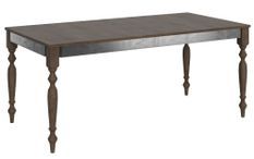 Table extensible 8 à 14 places L 180 à 284 cm bois noyer Romencia