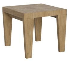 Table extensible bois clair 4 à 10 places L 90 à 246 cm Kristo