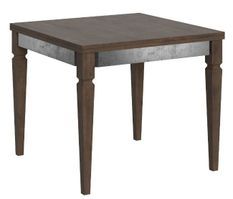 Table extensible carrée 4 à 8 places L 90 à 180 cm bois noyer Imperiale