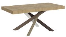 Table extensible design avec pieds entrelacés 4 couleurs Artemis