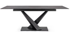Table extensible grès porcelainé NAPLA 160/200 cm – Usage intérieur & extérieur