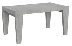 Table extensible gris cendré 6 à 12 personnes L 160 à 264 cm Kristo