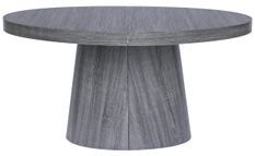 Table ovale extensible bois chêne gris Aleez