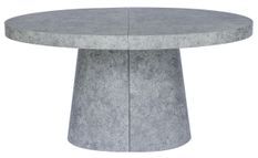 Table ovale extensible bois effet béton Aleez