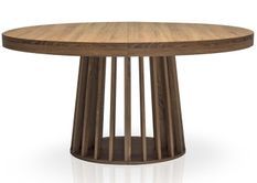 Table ovale extensible bois noisette Ritchi 150/300 cm