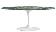 Table ovale TULIPE plateau en marbre - Collection haut de gamme