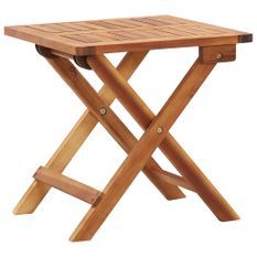 Table pliable de jardin 40x40x40 cm Bois d'acacia massif