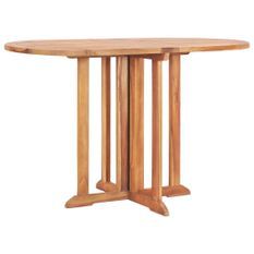 Table pliable de jardin papillon 120x70x75 cm Bois teck solide
