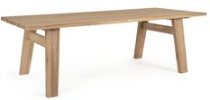Table rectangulaire de jardin en bois de teck recyclé 10 places Kanton 240 cm