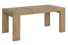 Table rectangulaire extensible 180 à 284 cm bois clair Ribo