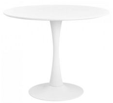 Table ronde moderne blanche Tulipa 70 cm