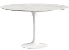 Table ronde tulipe plateau en marbre - Collection haut de gamme