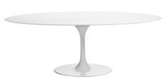 Table tulipe ovale extensible plateau stratifié - Collection haut de gamme