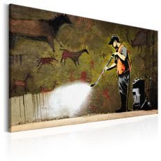 Tableau Cave Painting by Banksy