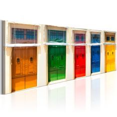Tableau Colourful Doors