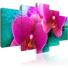 Tableau Exotic orchids