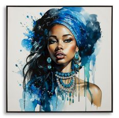 Tableau mural laqué avec cadre altea -a- cm 82x4x82