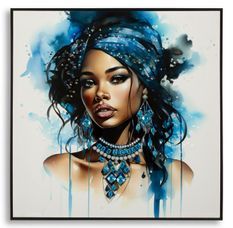 Tableau mural laqué avec cadre altea -b- cm 82x4x82