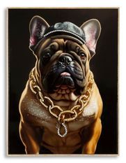 Tableau mural laqué avec cadre bully c/cornice cm 62x4x82