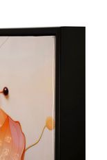 Tableau mural laqué avec cadre narcy -a- 82x4x82