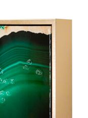 Tableau mural laqué avec cadre smeraldy -b- cm 82x4x62