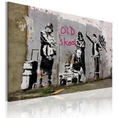 Tableau Old school (Banksy)