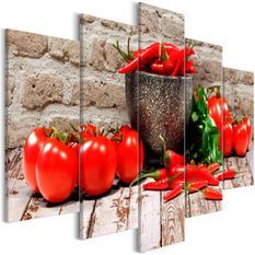 Tableau Red Vegetables (5 Parts) Brick Wide