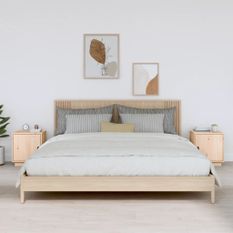 Tables de chevet 2 pcs 40x34x45 cm Bois de pin massif