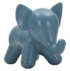 Tabouret bleu éléphant 86 x 46 x 56 cm