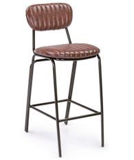 Tabouret de bar acier Debbie hauteur d'assise 74 cm