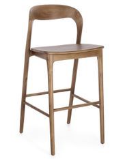 Tabouret en bois de Teck haut de gamme – Modèle Kiley