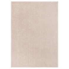 Tapis à poils courts 120x170 cm Beige foncé