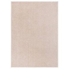 Tapis à poils courts 140x200 cm Beige foncé