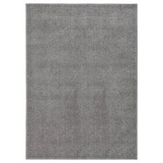 Tapis à poils courts 140x200 cm Gris