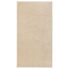 Tapis à poils courts 80x150 cm Beige